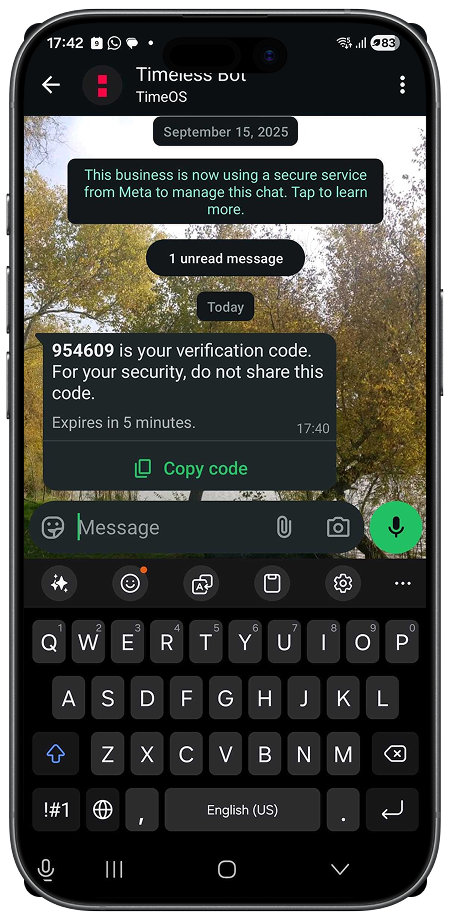 WhatsApp workaround for capturing conversations